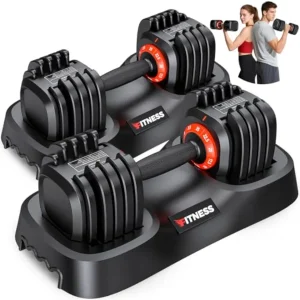 Adjustable Dumbbell Set, 25-55-80LB